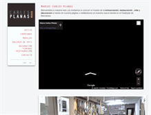 Tablet Screenshot of carlosplanas.com